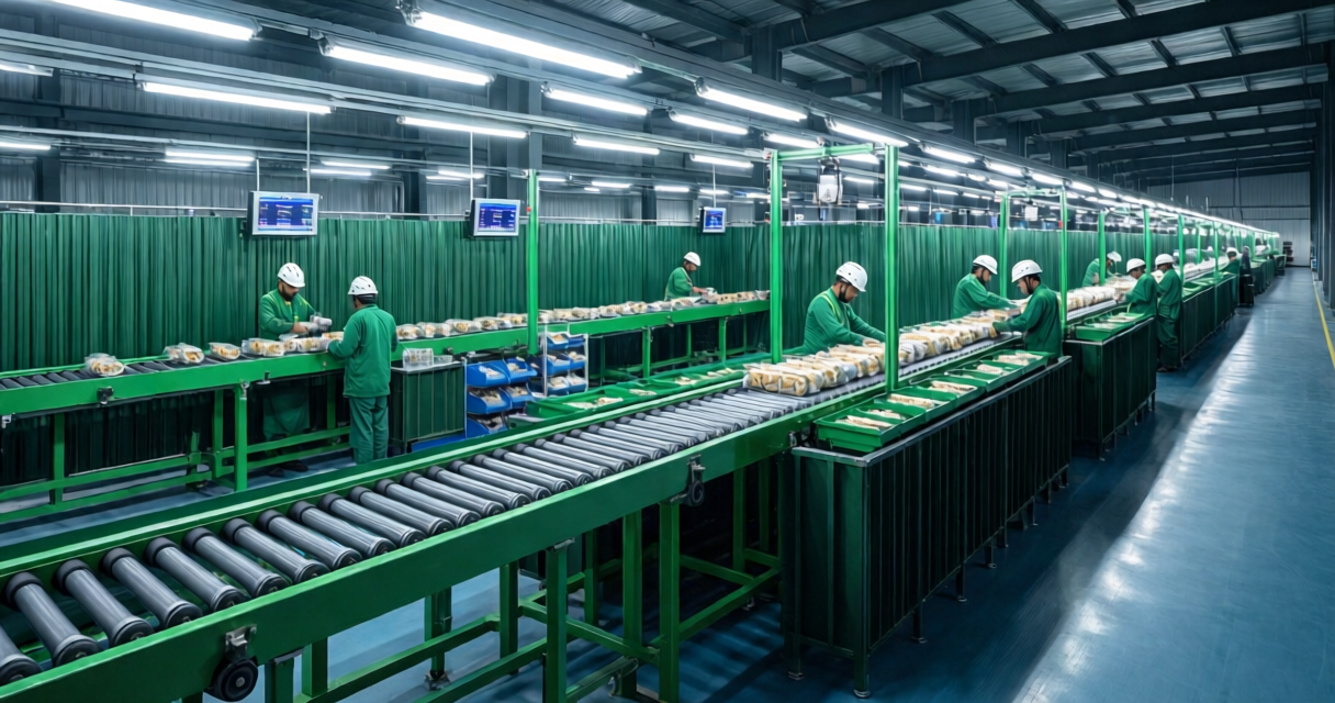 Certified technician repairing CNC machine on factory floor in India