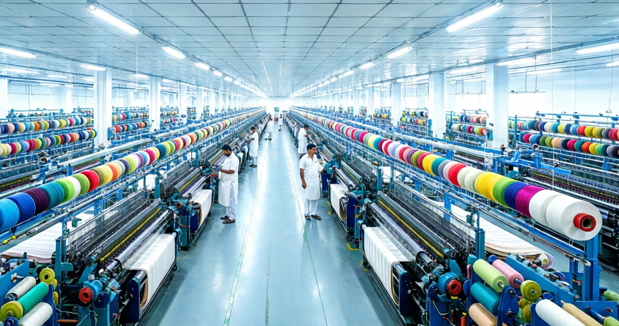 Certified technician repairing CNC machine on factory floor in India
